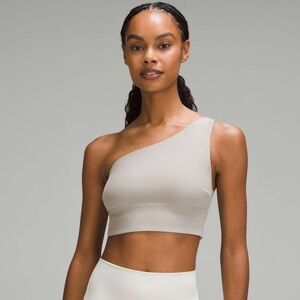 lululemon Align Asymmetrical Bra, C/D Cup in Riverstone | Size 6